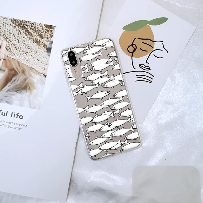 Милый мягкий чехол-накладка Kawaii Cat для Huawei P20 Lite Pro P9 P10 Plus P, силиконовый чехол для смартфона Huawei P8 P9 Lite Mini 2017