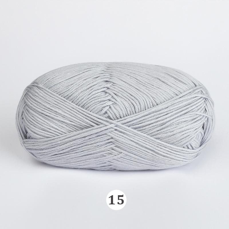 50g/Ball DIY Crochet Yarn Hand Woven Yarn Knitted Fabric Natural Bamboo Cotton Baby High Quality