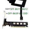 Адаптерная карта 4/1 порт M.2 NVME SSD к PCIE X1 Съемная на 1/4 Oculink Разветвительная карта для SSD EGPU Док-станция для видеокарты