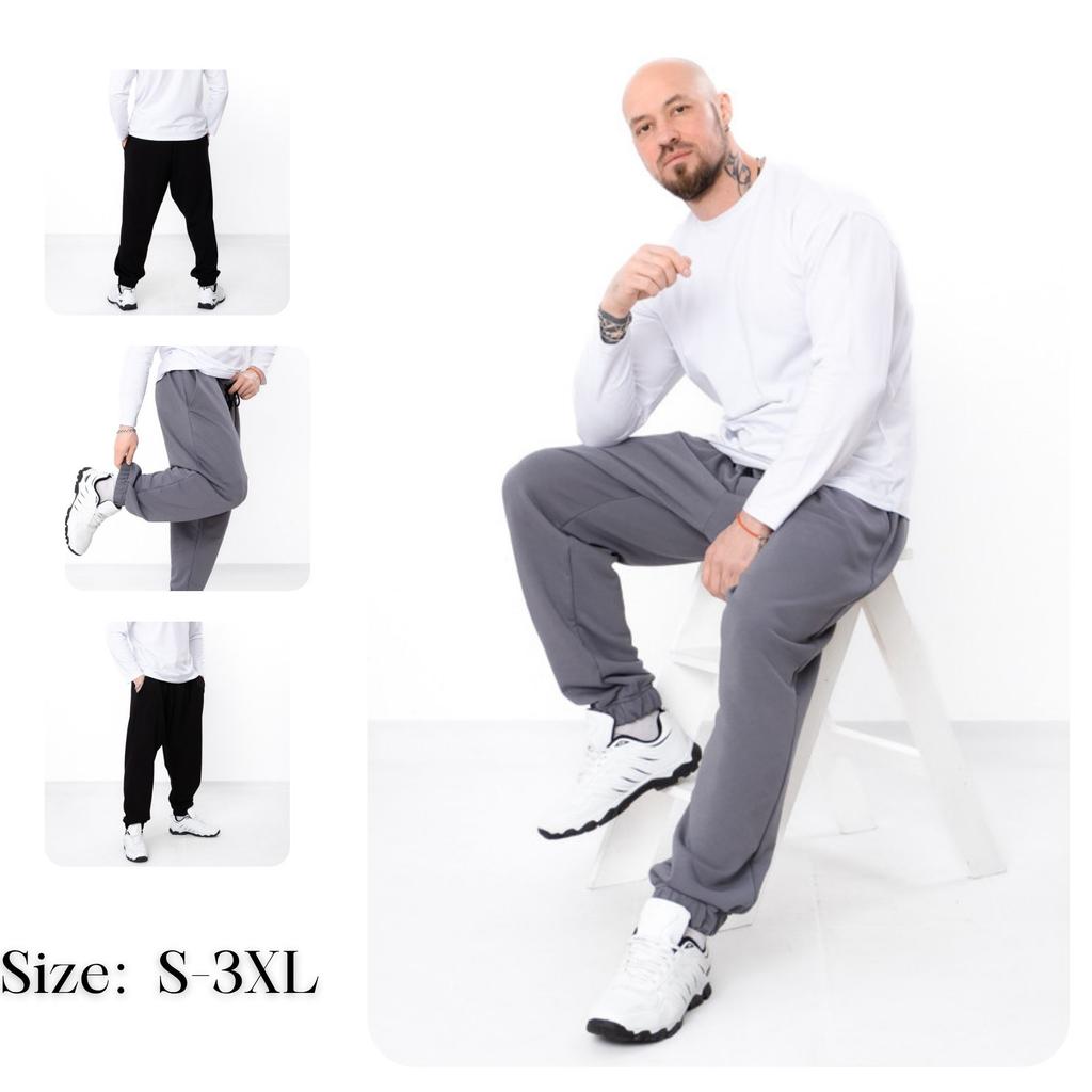 Men's Wide-Leg Pants – Loose Fit Demi-Season Trousers, Demi-season 8228-104 HC