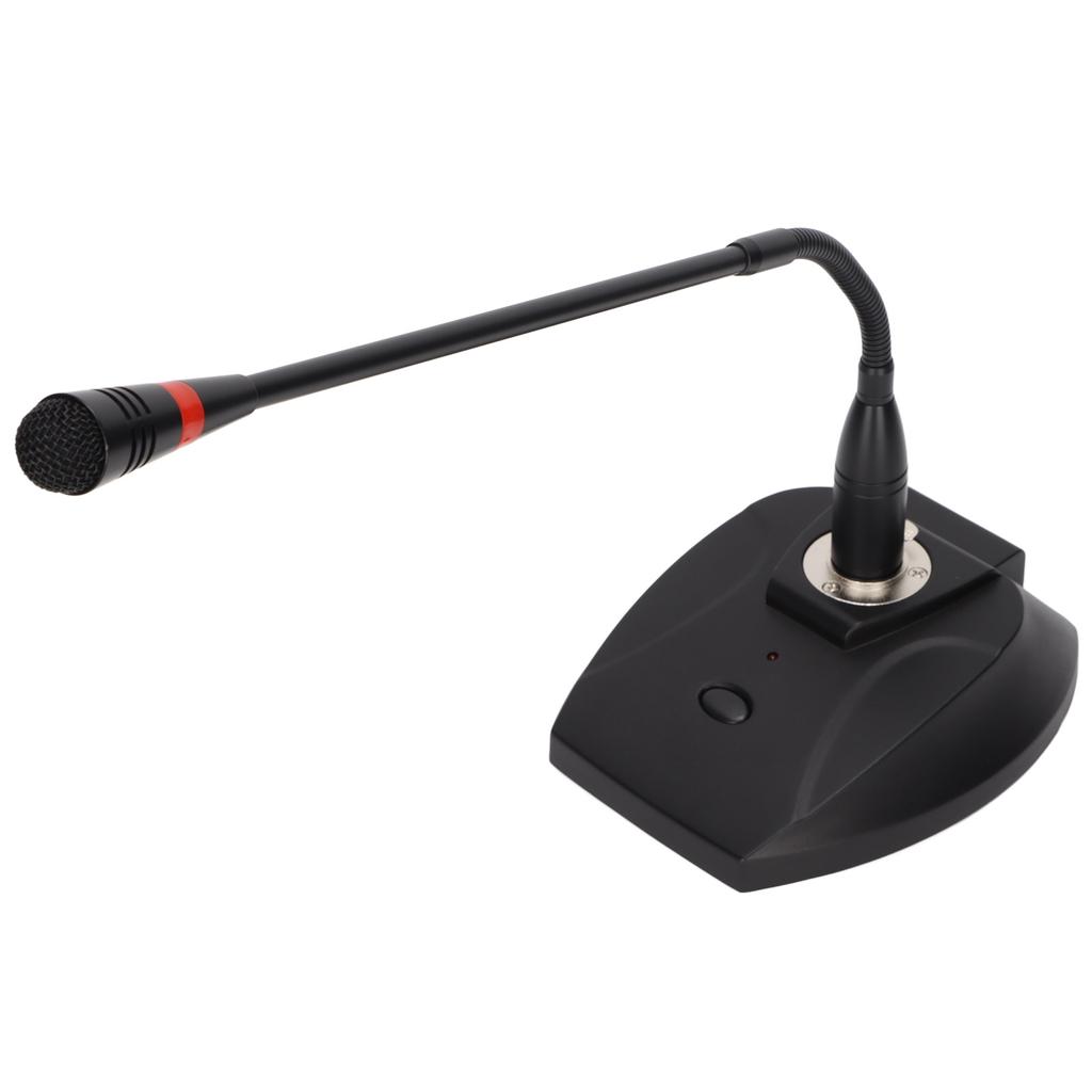 Проводной микрофон с гусиной шеей, настольный микрофон с разъемом XLR и кабелем 6,35 мм для конференц-выступлений