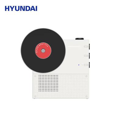 HYUNDAI Ретро Bluetooth-колонка в виде виниловой пластинки, штекер CN (адаптер в комплекте)