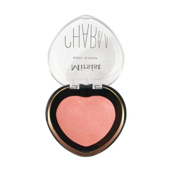 Love Heart Компактная пудра румяна матовая высокопигментированная стойкая натуральная однотонная палитра для макияжа лица для женщин и девушек