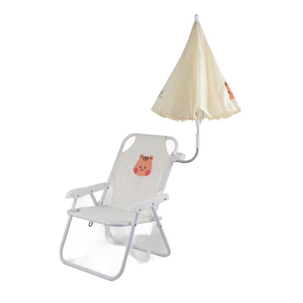 Детские стулья для кемпинга с изображением животных из мультфильмов, милый стиль, металлическая опора, прочный полипропилен, складной, портативный, пляжный