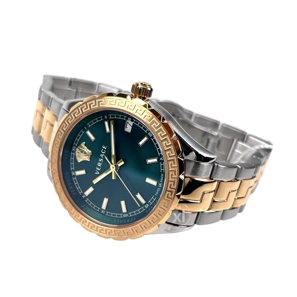 Versace V12050016 Hellenyium Двухцветные Зеленые Женские Часы