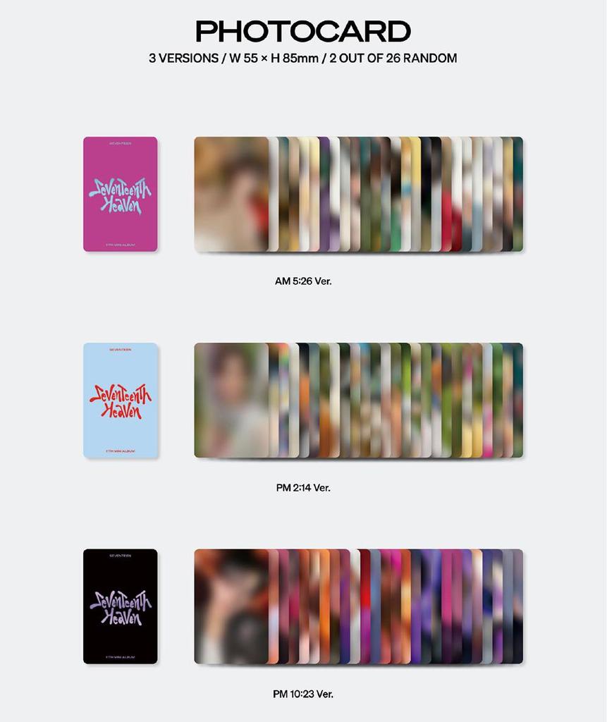 Seventeen 11th Mini Album 'SEVENTEENTH HEAVEN'