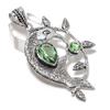 Tsavorite Handmade 925 Sterling Silver Jewelry Pendant 2.56" M8i24