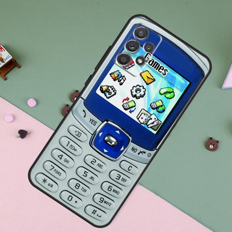 Ретро-мобильный телефон Для Samsung Galaxy A56 A36 A26 A16 A22 A32 A52 A54 A34 A14 A55 A35 A15 A53 A33 A05 A06 Чехол