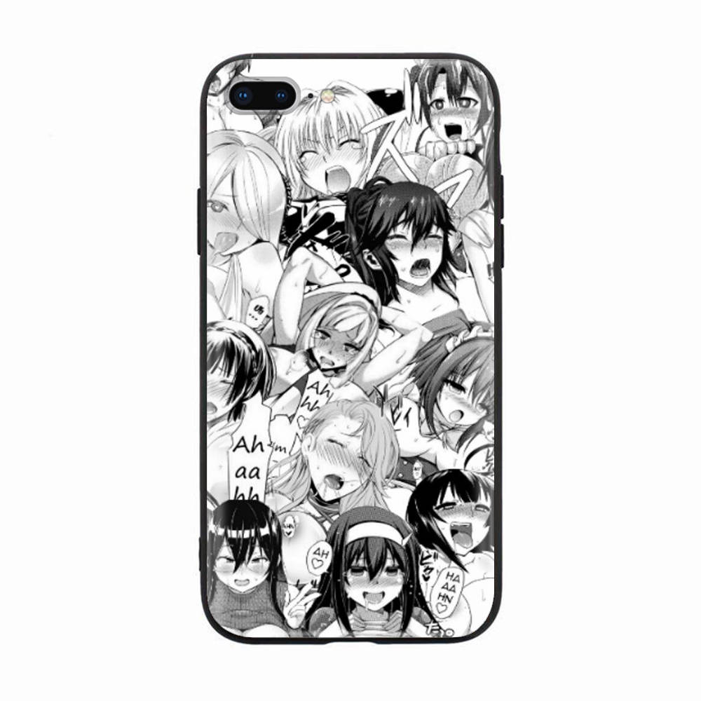 Черный чехол для Xiaomi Redmi 13C Note 9 iPhone XR 7 8 14 15 11 12 13 X XS Pro Max Samsung A25 S23 S24 FE Ultra Plus Girl Comics