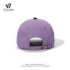 Trendy baseball cap, male and female alphabet embroidery color matching soft top cap, couple sunshade curved brim hat