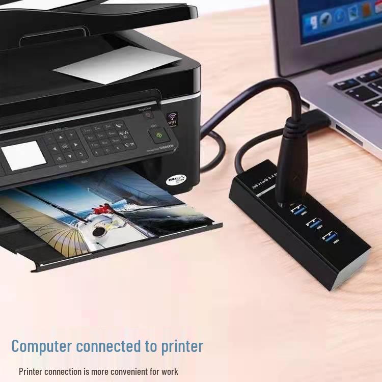 Универсальный USB 3.0 концентратор «один на четыре» для расширения настольного компьютера и ноутбука