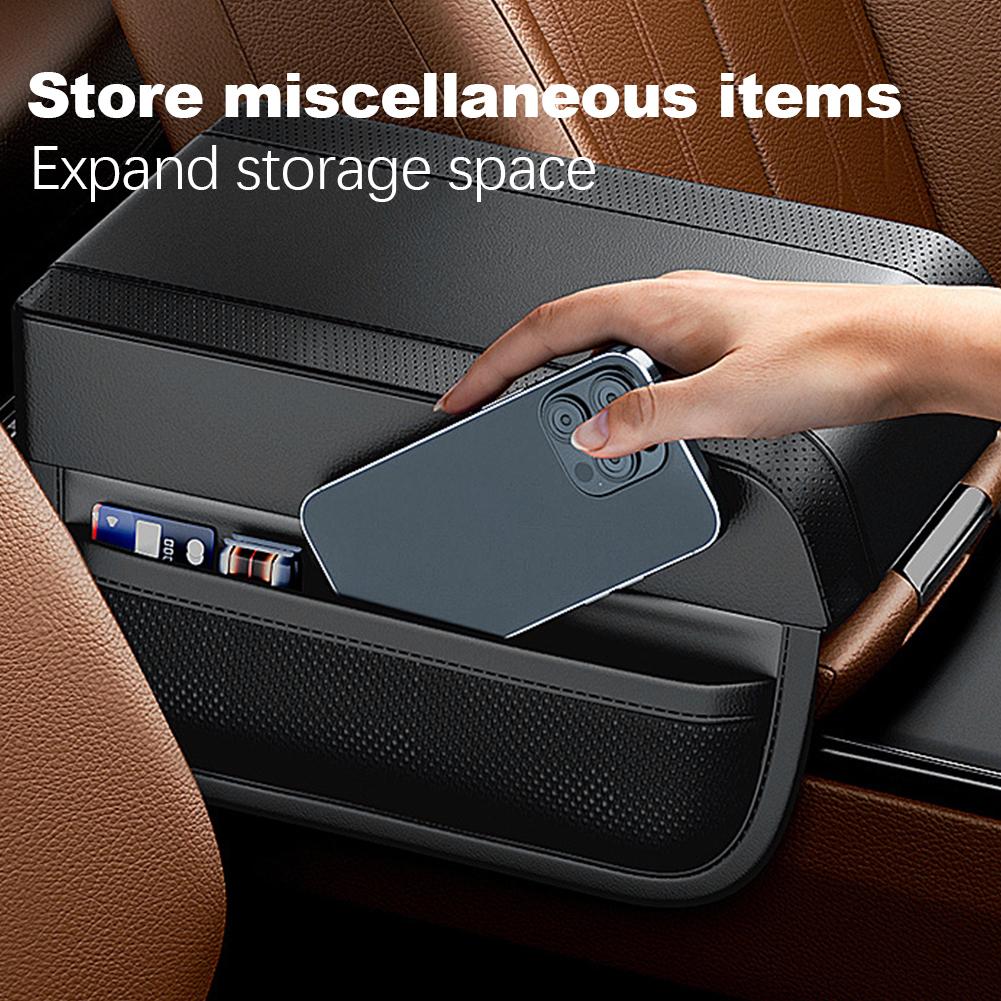 Автомобильная подушка-подлокотник с органайзером, подушка для поддержки руки во время вождения, накладка на подлокотник, коврик для подлокотника автомобиля, автоаксессуары