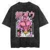 Супер Буу Маджин Буу Dragon Ball Z Винтажная стираная графическая оверсайз уличная одежда Dragon Ball Z Аниме Манга Супер злодей Фан мерч Футболка Топ