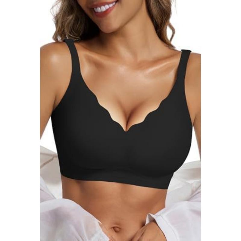 Women S Seamless Wireless Full Coverage Everyday Bra Comfort Support T Shirt Bra