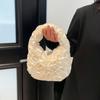 Конфетный Цвет Плиссированный Дизайн Милые Девичьи Сумки Мягкая Оборка Элегантный Женский Клатч Легкая Портативная Женская Маленькая Сумка-Тоут