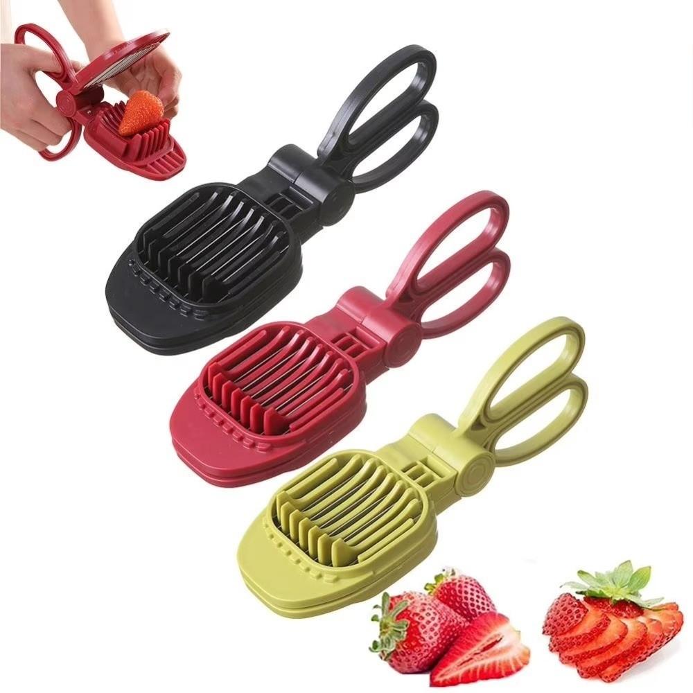 Ergonomic Design Vegetable Fruit Slicer Stainless Steel Kitchen Gadget Egg Slicer
