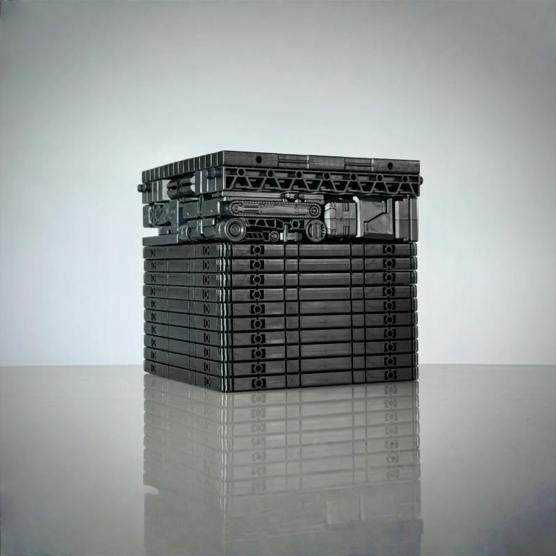 52toys Оригинальный Beastbox Mecha Storage Bay Полное издание Строительная броня Модульные собираемые игрушки Модель Детские подарки