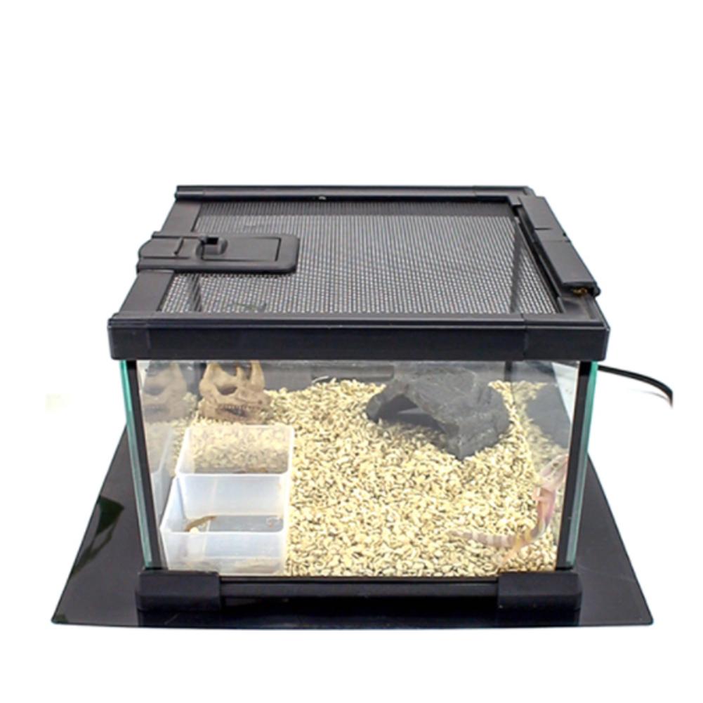 5-20 Вт Террариум Рептилии Тепловой Коврик Лазание Питомец Грелки Теплые Подушечки Регулируемый Контроллер Температуры Коврики Принадлежности Для Рептилий