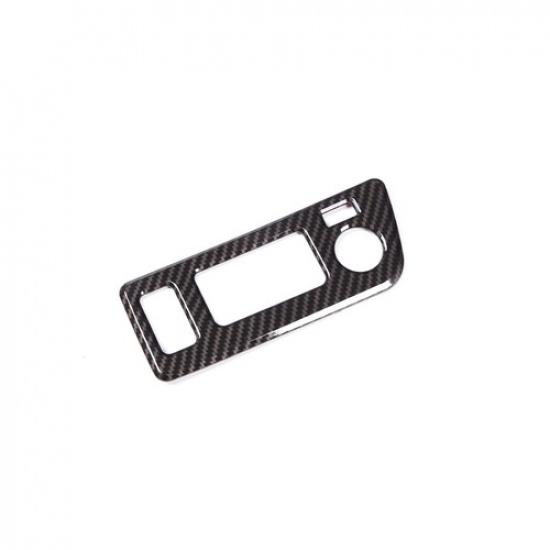 Carbon Fiber Style Headlight Switch Button Cover Trim For  Corvette C7 14-19
