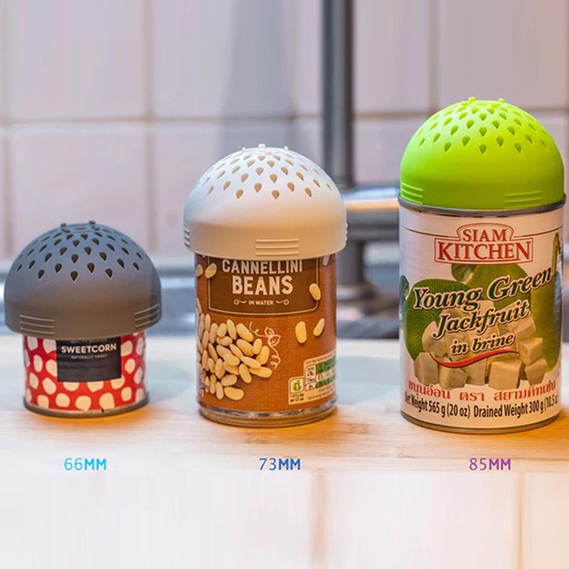 Food Grade Silicone Gel Filter Water Filter Cover Filter Funnel Multi-Use Mini Colander Food Mesh Can Drainer Kitchen Gadget