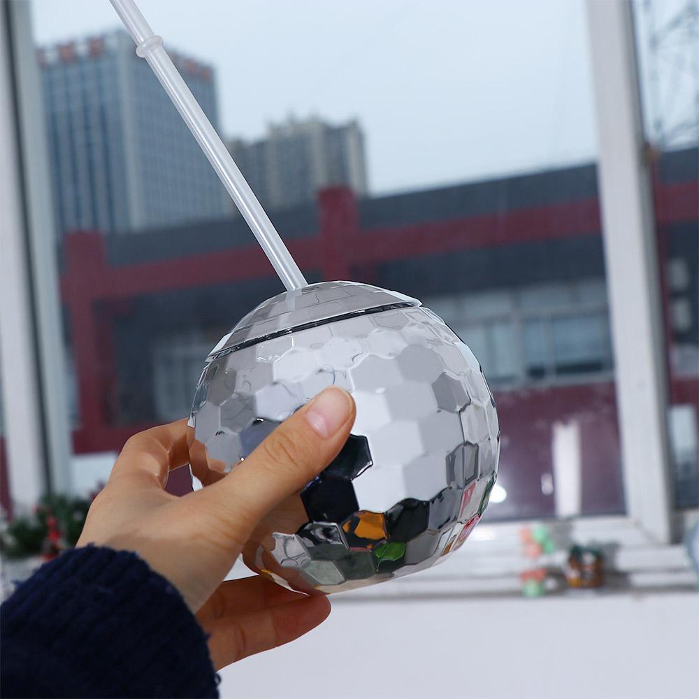 Party Sparkly Flashlight with Straw Bar Tools Disco Ball Cup Cocktail Wine Goblets