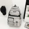 Студенческий школьный рюкзак женский однотонный рюкзак мужской компьютерный рюкзак