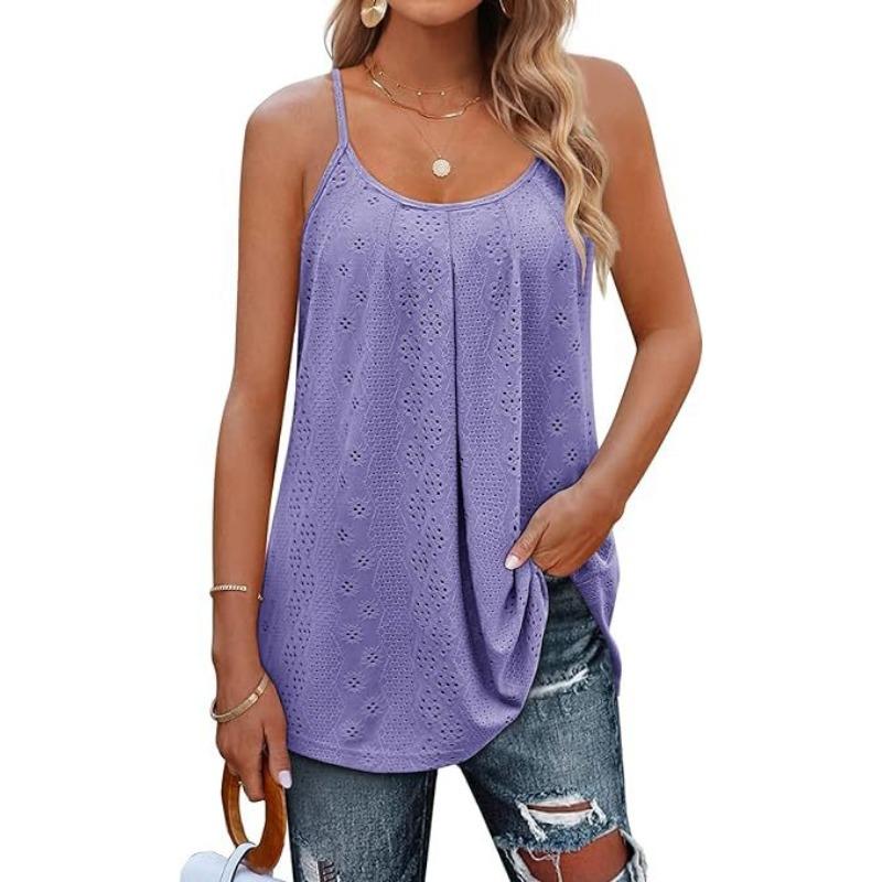 YYFS Женская мода повседневная летняя весна однотонная без рукавов с принтом на подтяжках блузки и рубашки