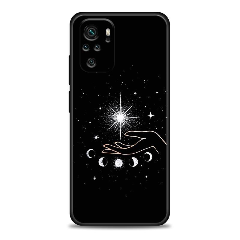 Чехол для телефона для Xiaomi Redmi Note 11 10 8 Pro 9S 8A 10S 11S Мягкий чехол Луна ведьм Таро Загадочный тотем Для Redmi Note 8Pro 10Pro