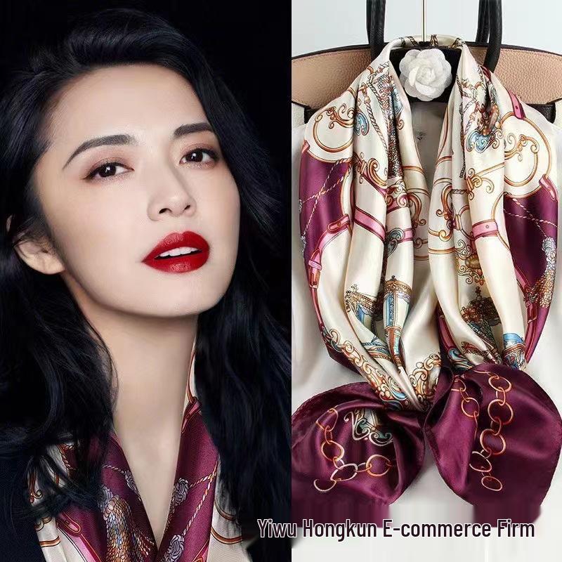 Новый женский шелковый шарф – Живопись «Тысячи миль рек и гор», шаль в китайском стиле, идеальный подарок на День матери.