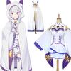 Dress Emilia Cosplay Sets Wig Women Costume Anime Party Cloak Halloween