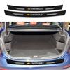3D Carbon Fiber Rear Bumper Guard - Waterproof Anti-Scratch Trunk Protector Sticker Fit Chevrolet Silverado Impala Malibu Cruze
