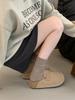 Удобные повседневные полушлепанцы баотоу, лоферы, женские слинбэки, слипоны-мюли для женщин, платформа, новый дизайн 2024, комфорт