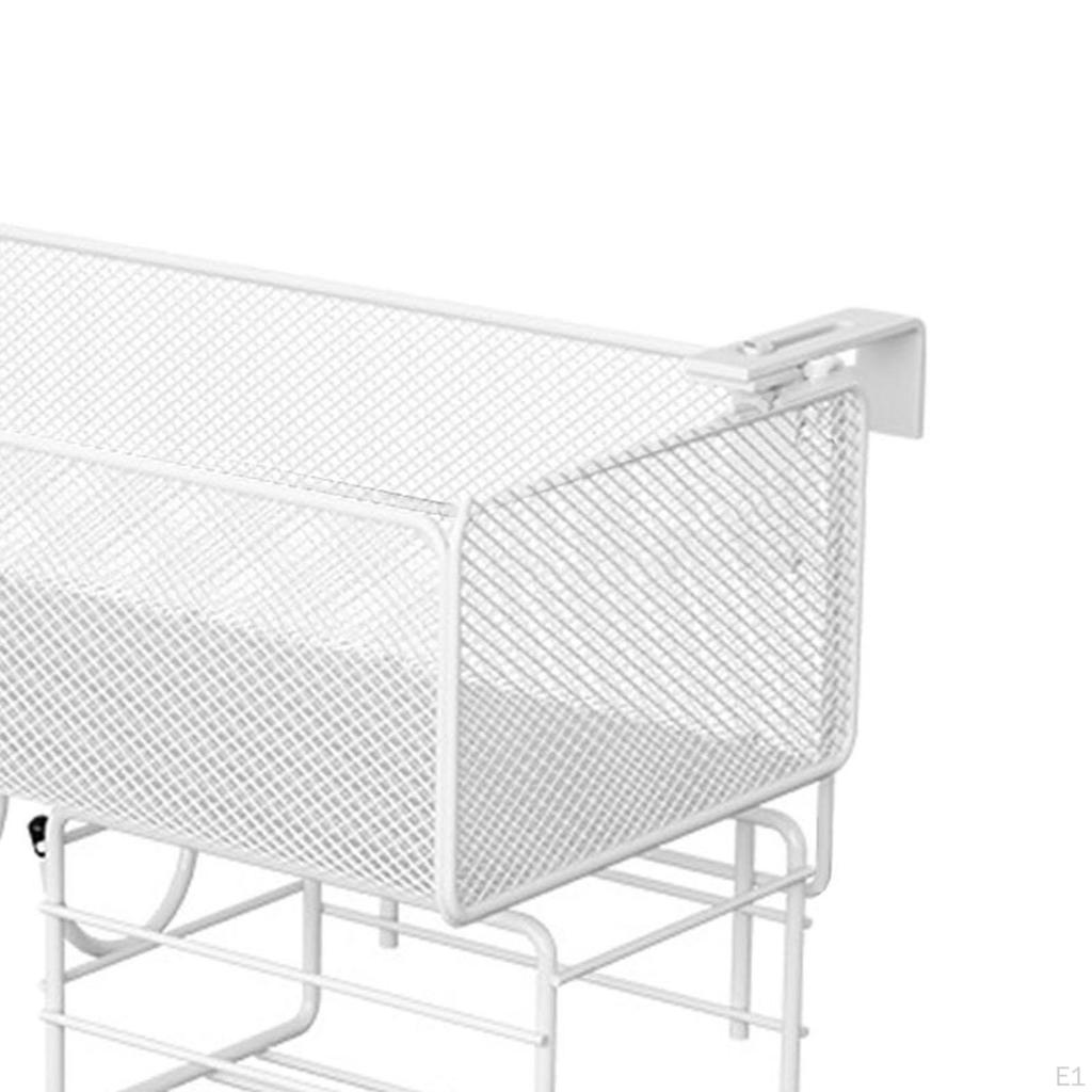 Прикроватная подвесная проволочная корзина для цветочных горшков, многофункциональная декоративная полка для перил