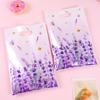 10/20/50 шт. Фиолетовые Лавандовые Конфетные Подарочные Пакеты Цветочные Сумки-Тоуты с Бабочками для Свадьбы, Дня Рождения, Сезонной Весенней Вечеринки, Подарки