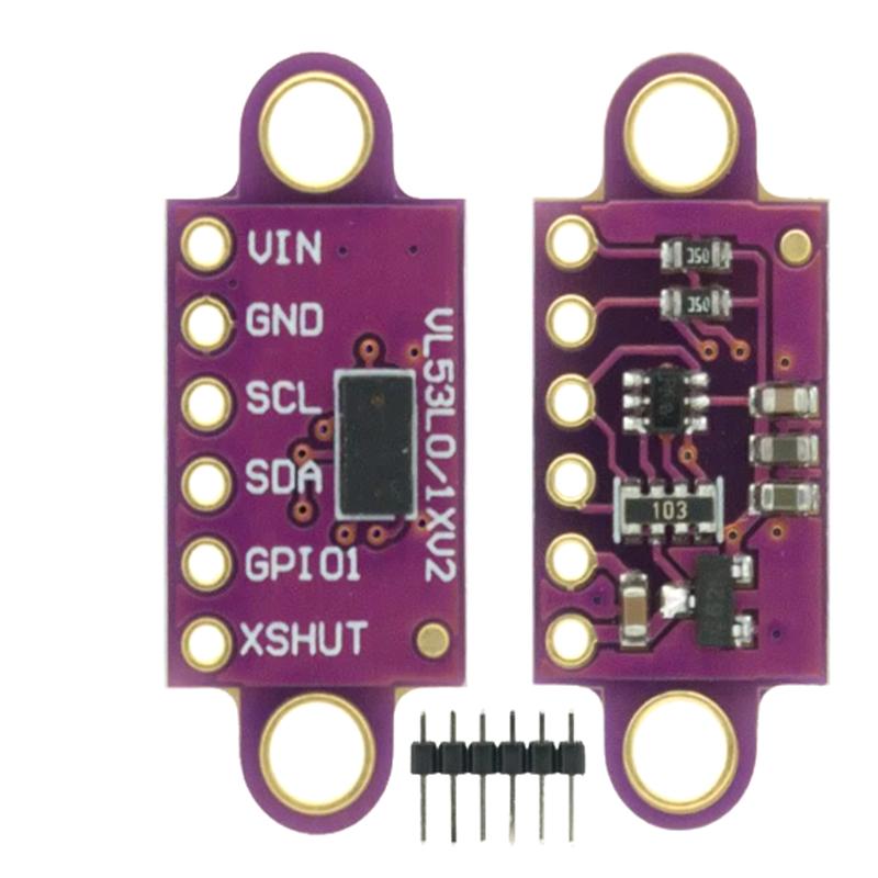 VL53L0X Время полета (ToF) Лазерный дальномерный датчик 940 нм GY-VL53L0XV2 Лазерный модуль измерения расстояния I2C IIC 25 мм*10,7 мм
