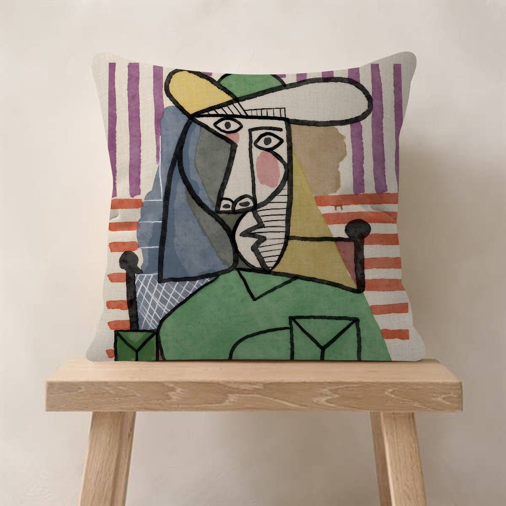 Painting art Picasso Cushion  Personalized Pillow Dust Cover Bedroom Kids Party Decoration Pillowcase Birthday Children Gift