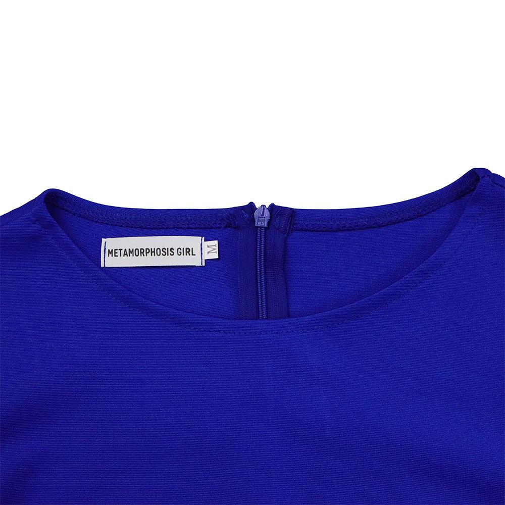 JKASHDK Женская мода осень-зима однотонный принт плюс размер повседневные платья с длинным рукавом и круглым вырезом с высокой талией