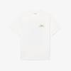 [Lacoste] Men's Back Tennis Court Graphic Short Sleeve T-Shirt TH2197-56G70V