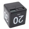 Gravity Sensing Flip Timer Black Red Cube Timer Countdown Timer  Cooking Studying Workout Office