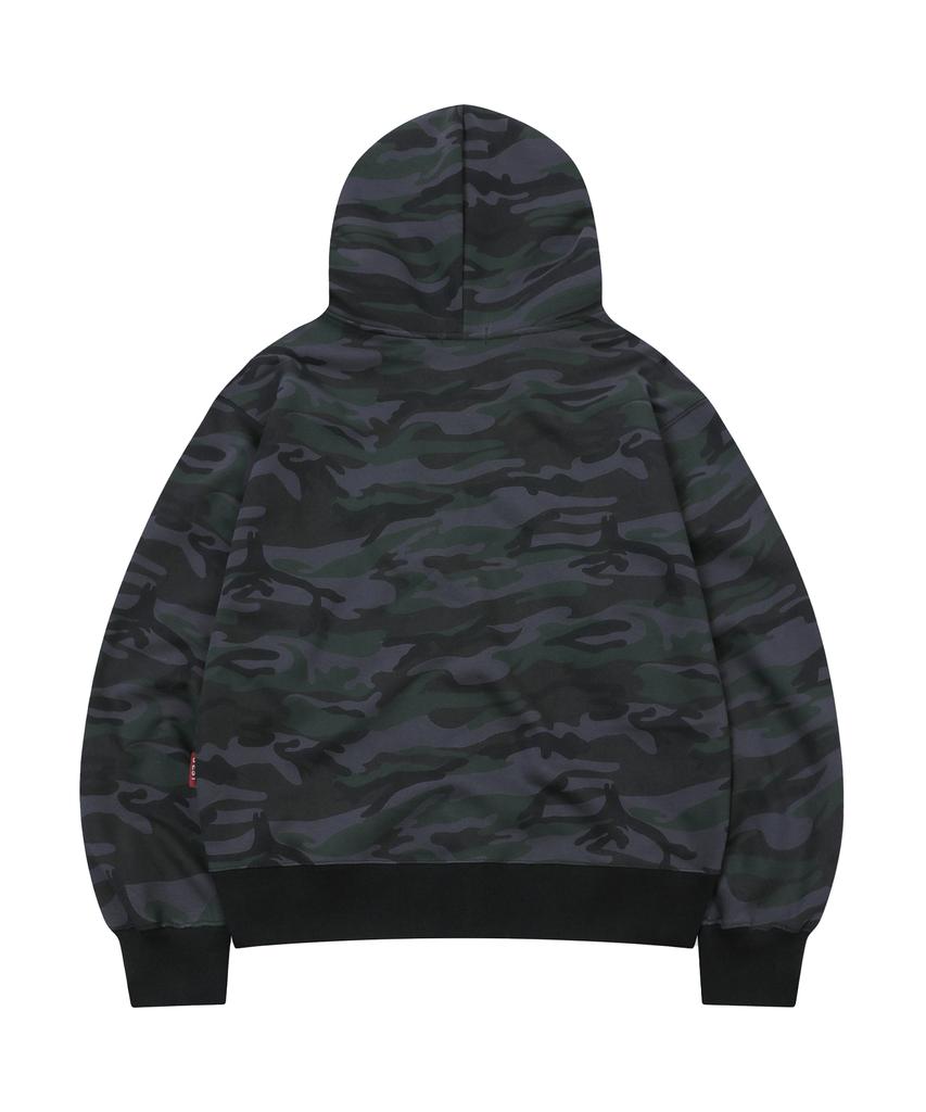 Худи с капюшоном S'Est Solaris Camo на молнии Черное