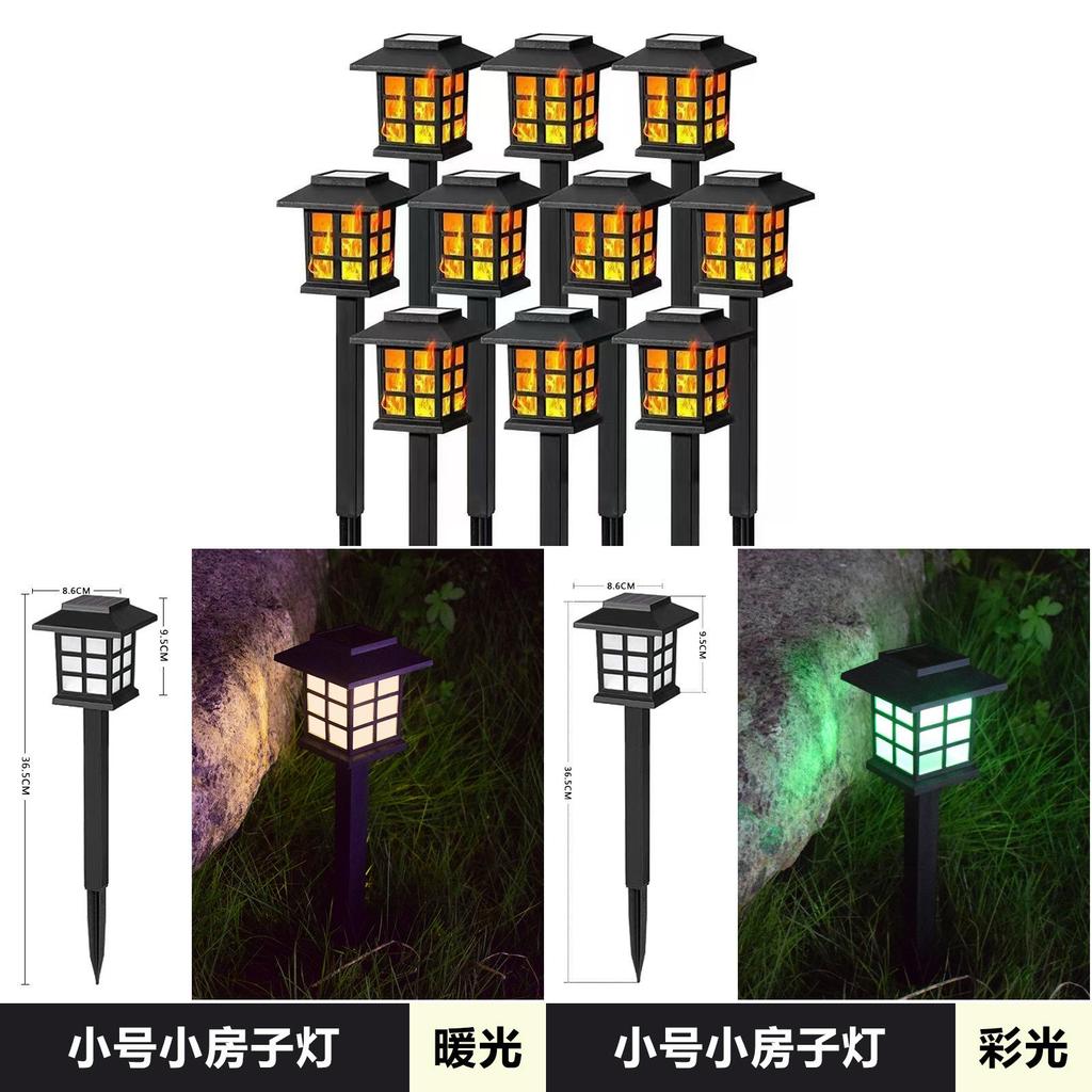 Solar Mini House Light With Waterproof Led For Garden Lawn Decor