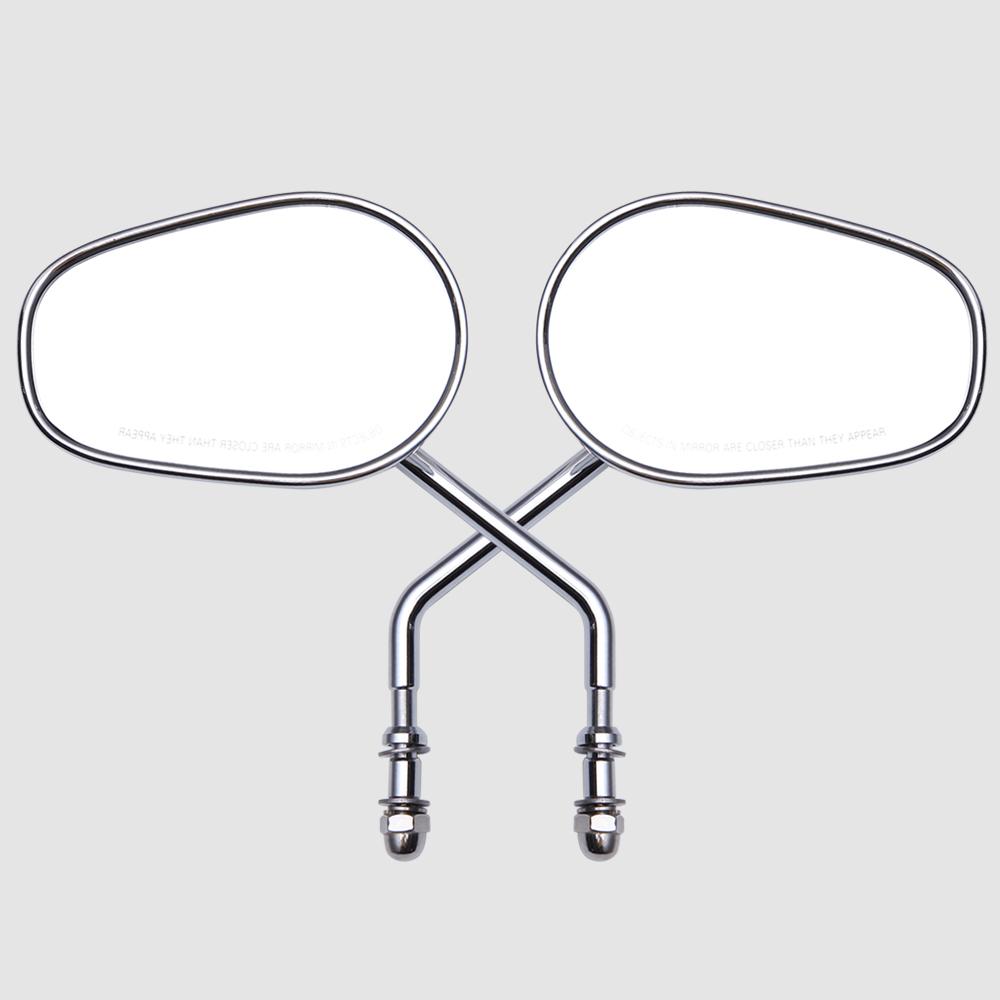 8 мм зеркало заднего вида для мотоцикла, большие аксессуары для мотоциклов для Harley Davidson Sportster 883 Softail V Rod