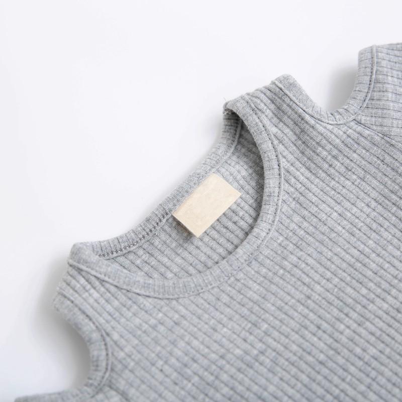 Летняя детская футболка ярких цветов с открытыми плечами и короткими рукавами для маленьких девочек, хлопковая одежда, топы