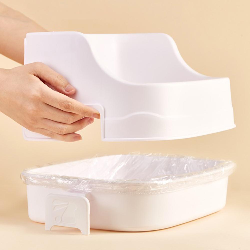 Guinea Pig Litter Pan Plastic Small Animals Round Corner Tray Toilet Potty Trainer For Hamsters Ferret Small Animals