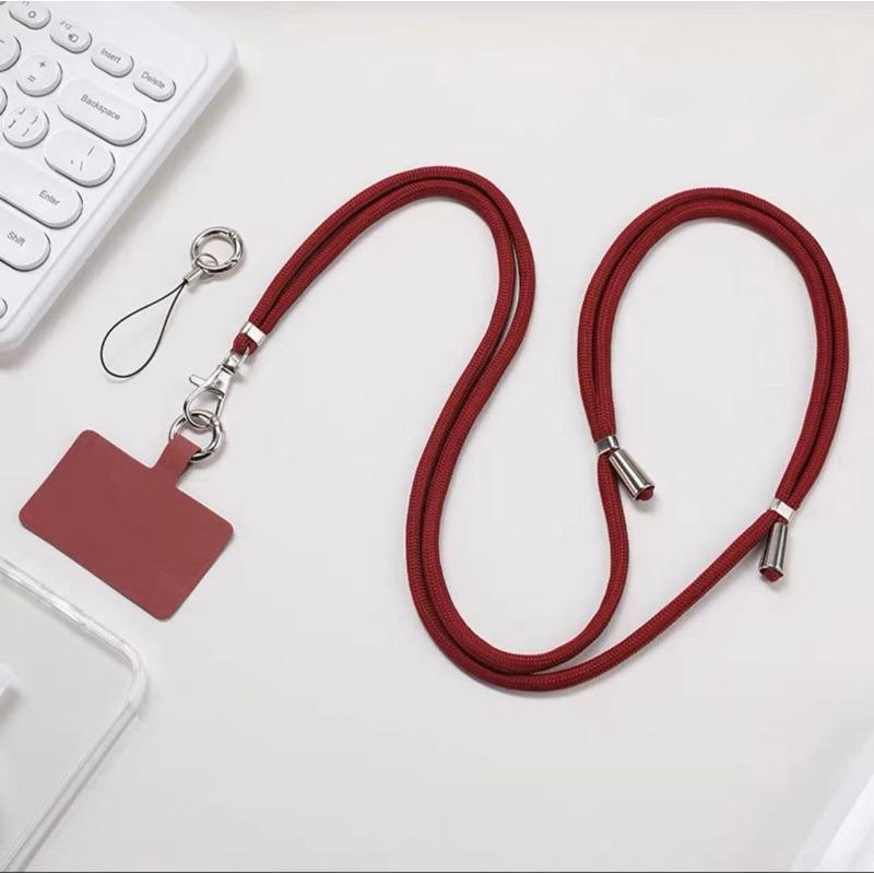Регулируемый ремешок для телефона, ремешок через плечо для мобильного телефона, съемное ожерелье, подвесной широкий веревочный патч-корд, нейлоновые ремни для телефона