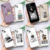 Чехол "Книги и Кофе" для OPPO Find X9 X5 X6 X8 Pro OPPO Reno 12F 14F 13F 11F 10 12 13 14 Pro 7 8 Lite