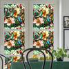 Stained Glass Static Window Film Vintage Flower Privacy Protection Sun Blocking Glass Cling Waterproof PVC Window Covering Film