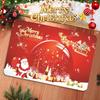 VIKAMA 2026 New Year and Christmas Floor Mat for Front Door Entry Area, Indoor and Outdoor Welcome Floor Mat, Home Decoration