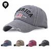 New Hat Flag Baseball Cap Classic Thread USA Cotton Independence Day Baseball Cap