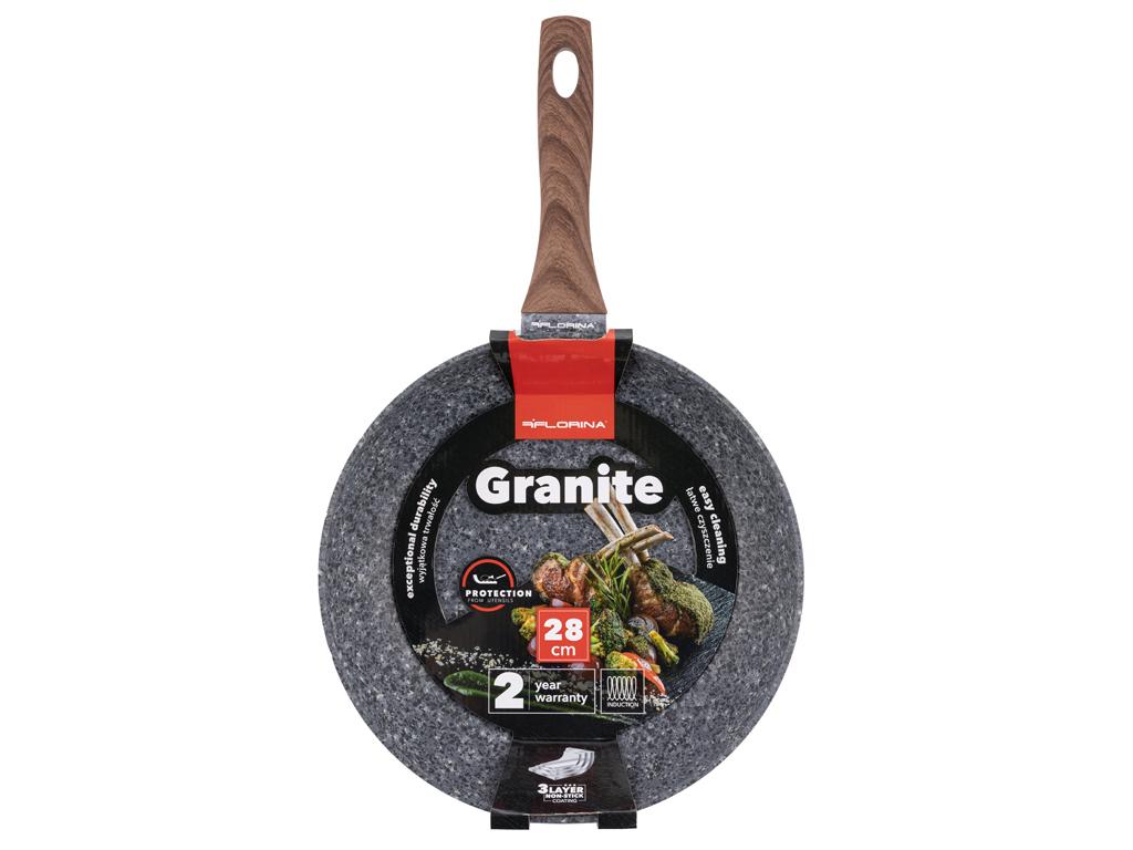 Patelnia Aluminiowa Granite 28Cm